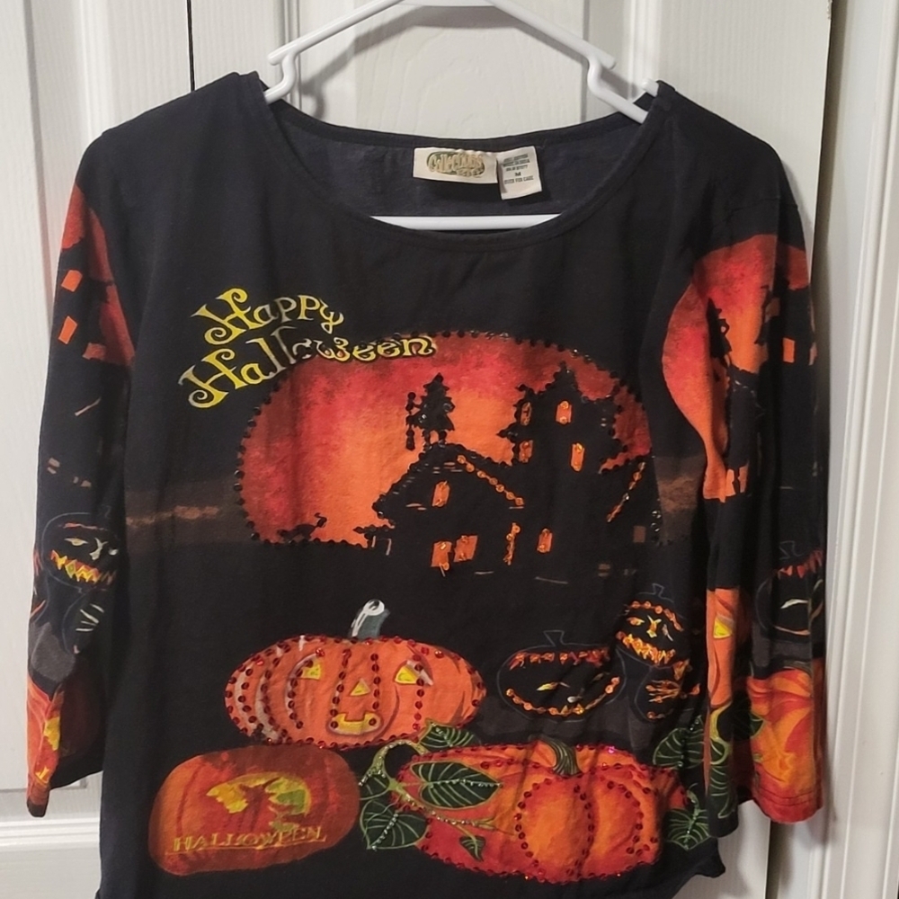Collections Etc. Happy Halloween Shirt Size M